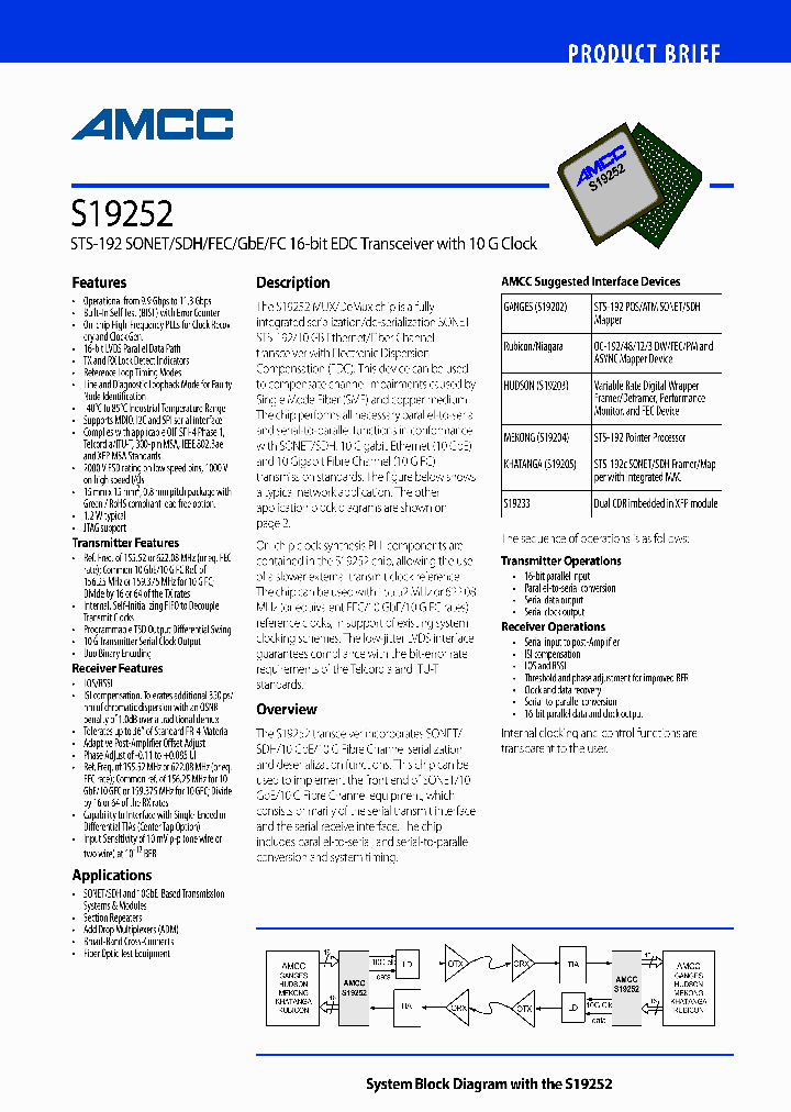 S19252_1103790.PDF Datasheet