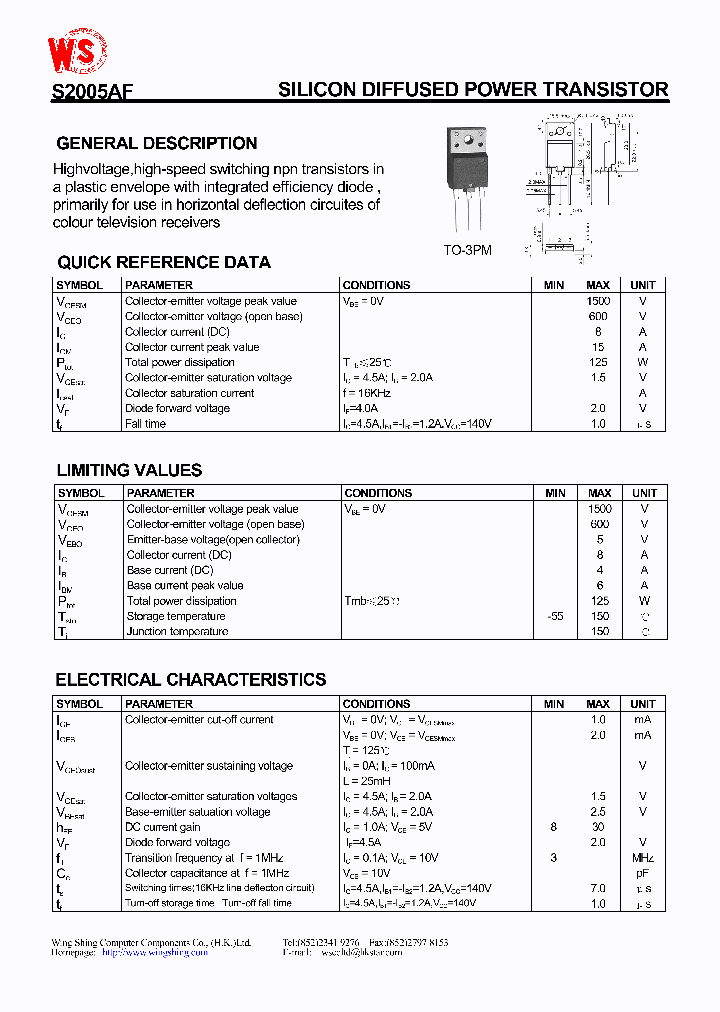 S2005AF_1303419.PDF Datasheet