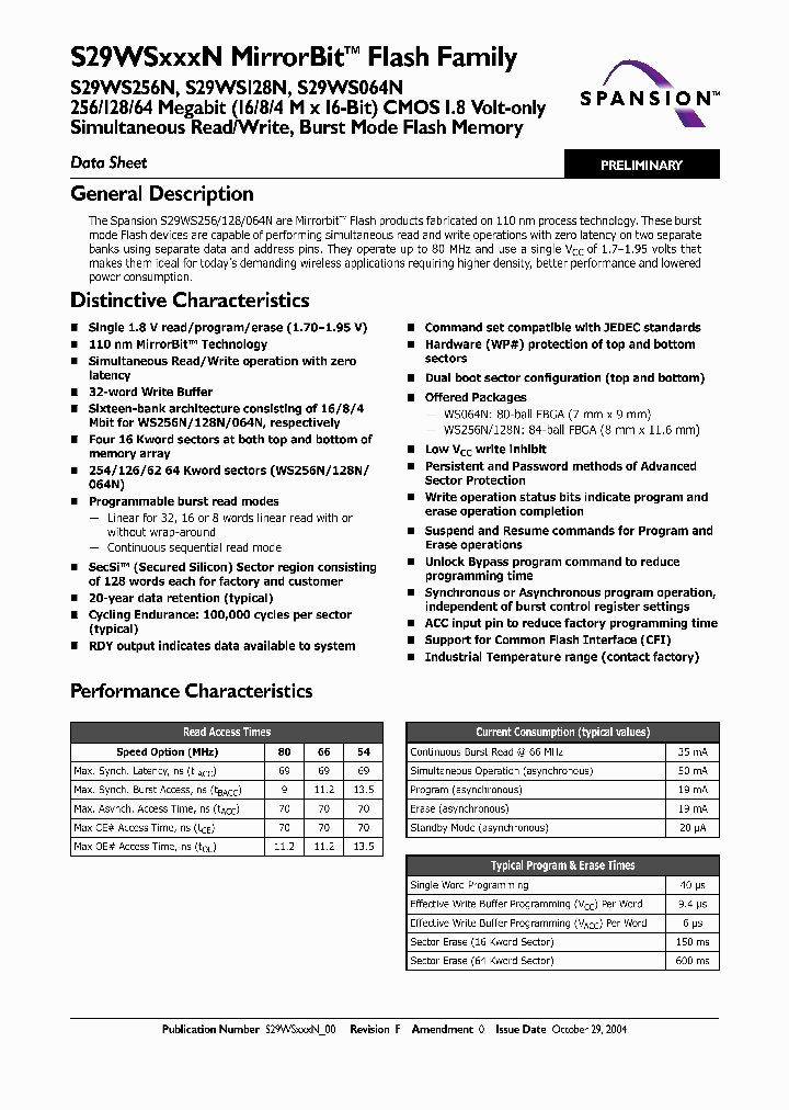 S29WSXXXN_1303570.PDF Datasheet
