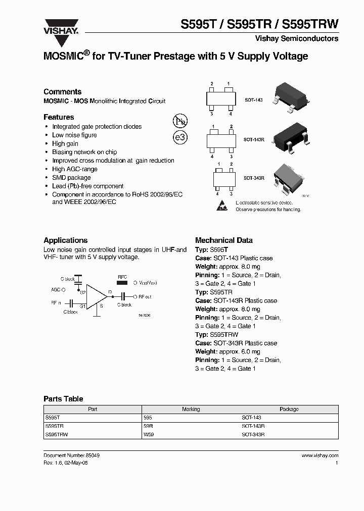 S595TRW_1303985.PDF Datasheet