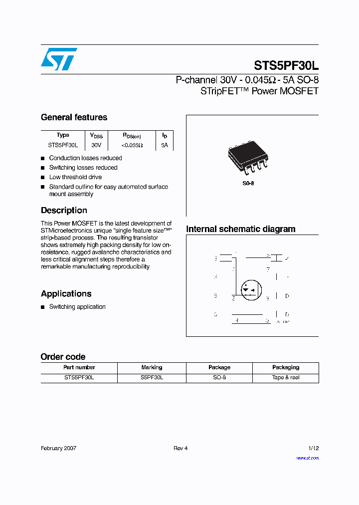 STS5PF30L07_1024749.PDF Datasheet