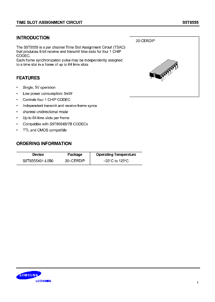 S5T8555X01-L0B0_1304036.PDF Datasheet