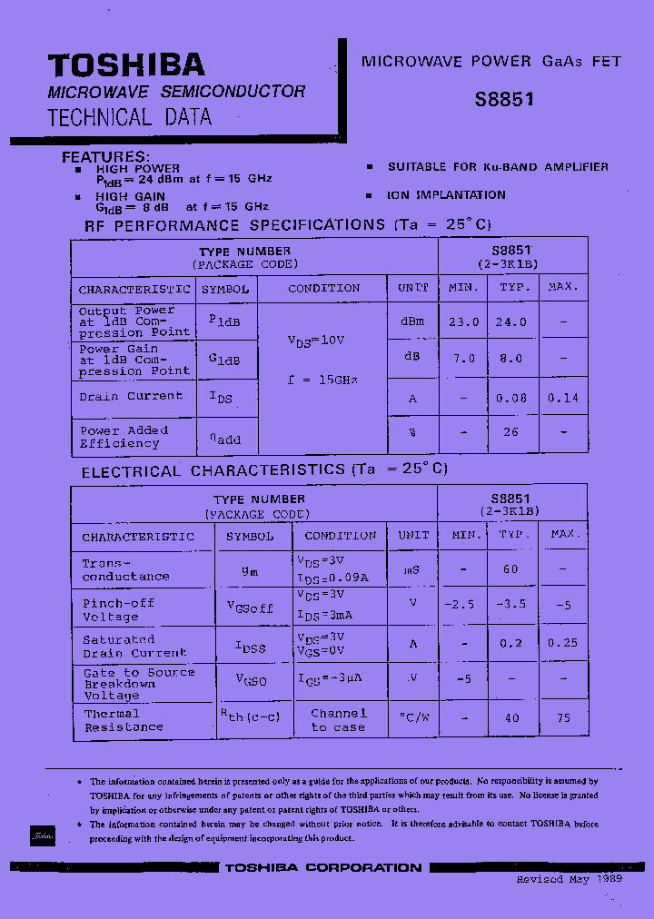 S8851_1304300.PDF Datasheet