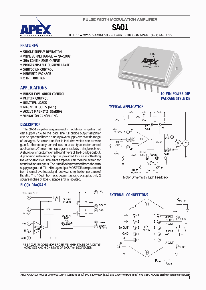 SA01_1304360.PDF Datasheet