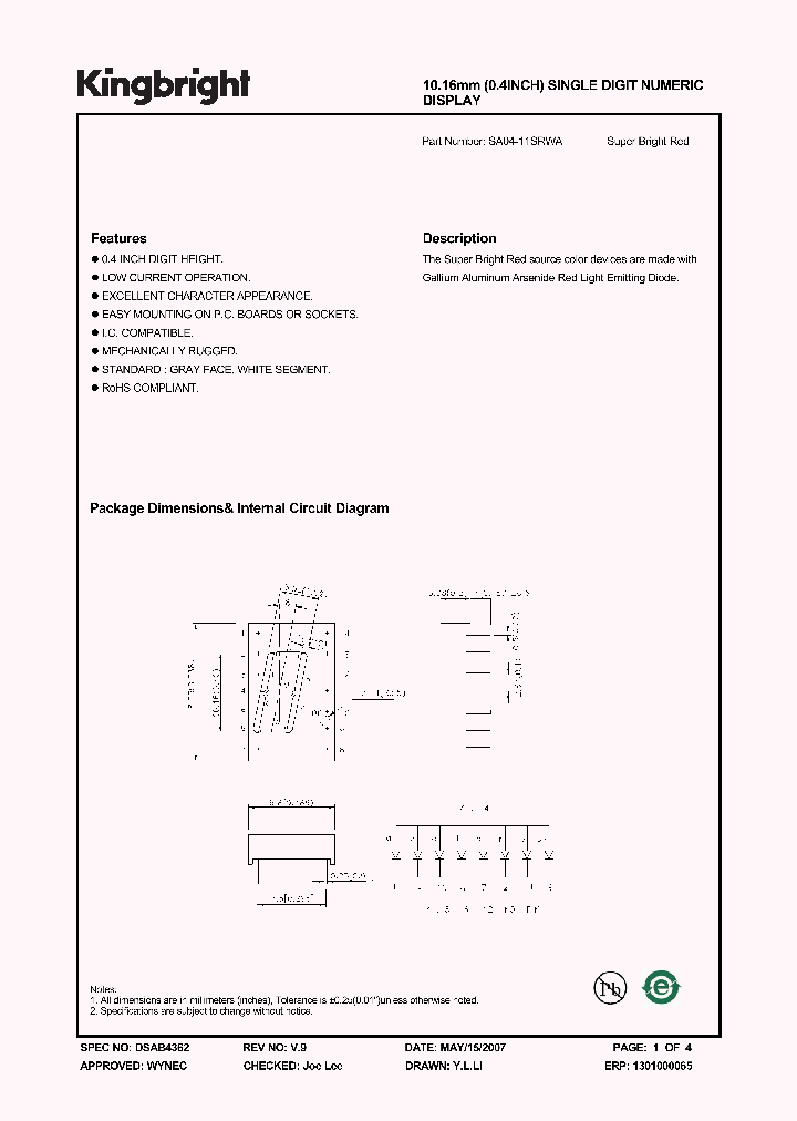 SA04-11SRWA_1304362.PDF Datasheet