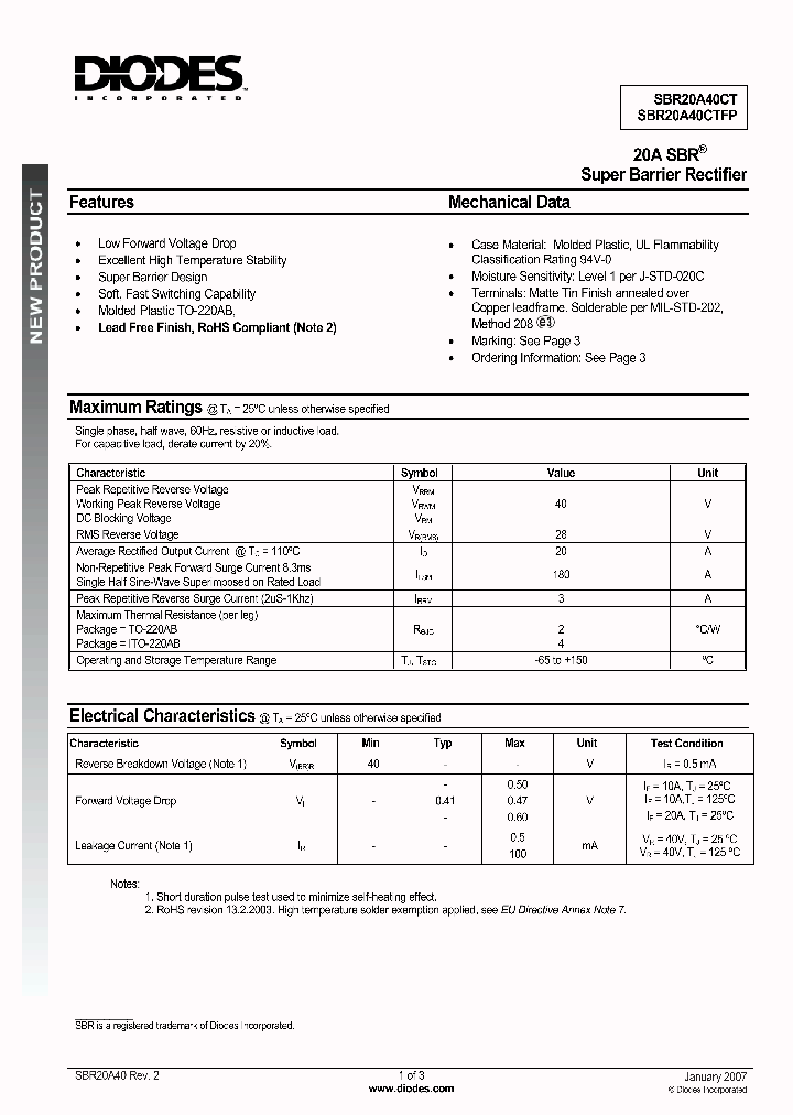 SBR20A40CT_1117464.PDF Datasheet