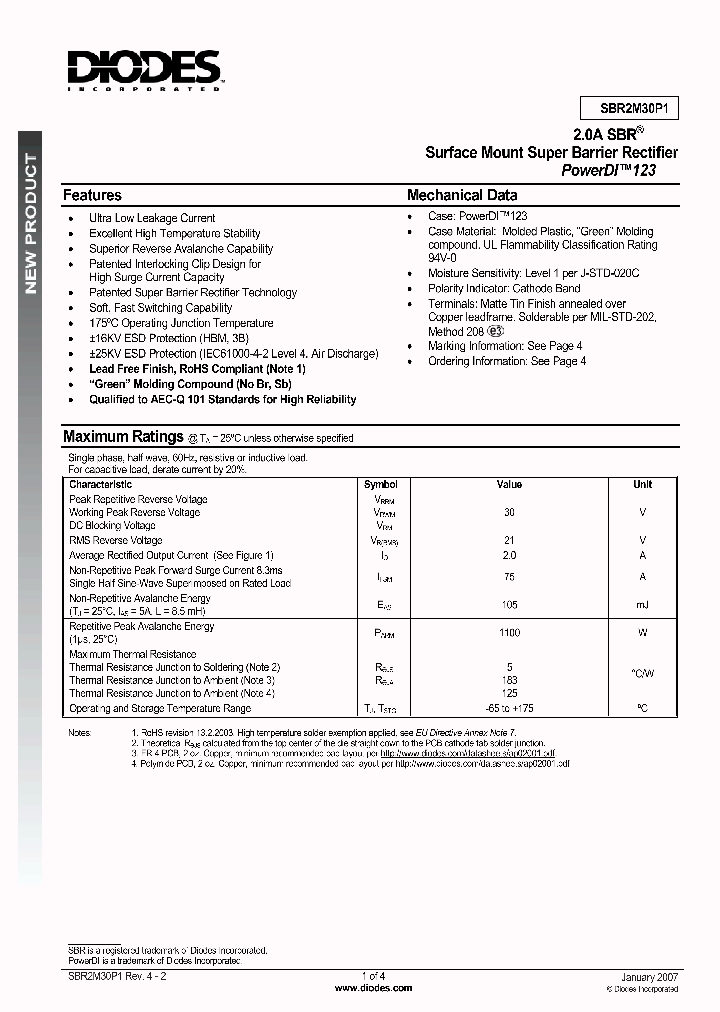 SBR2M30P1_1106623.PDF Datasheet