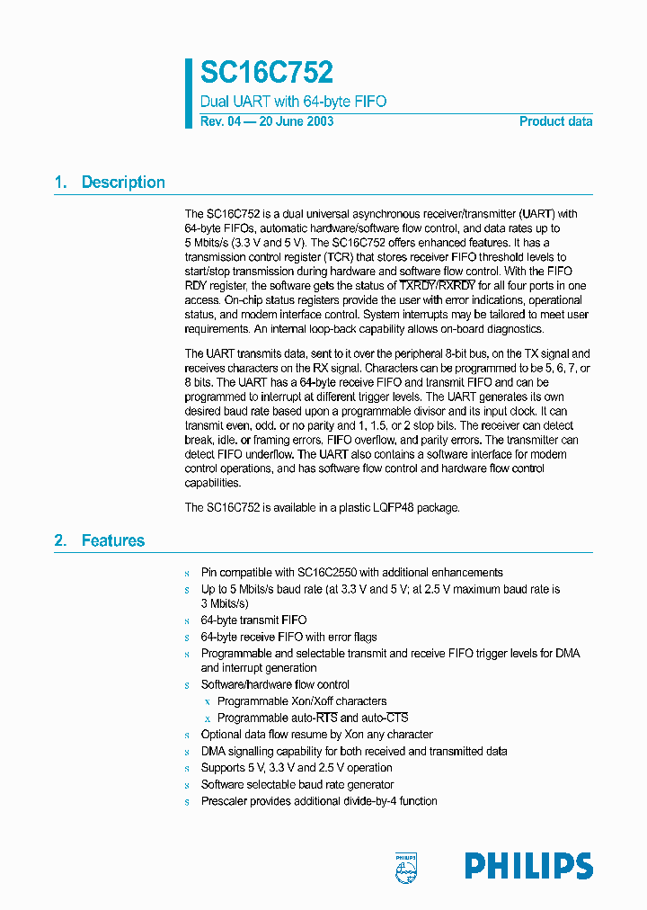 SC16C752IB48_1187738.PDF Datasheet