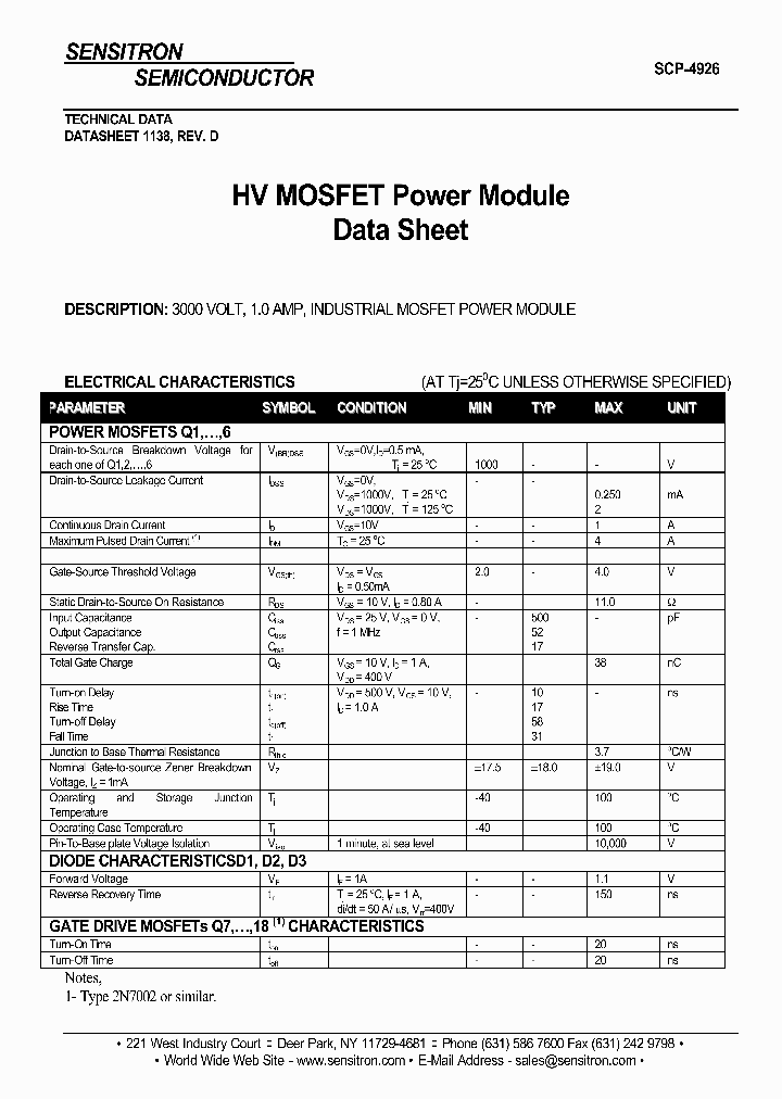 SCP-4926_1305966.PDF Datasheet