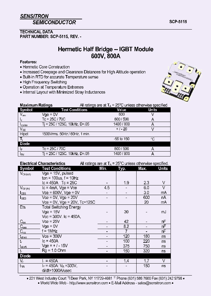 SCP-5115_1305968.PDF Datasheet