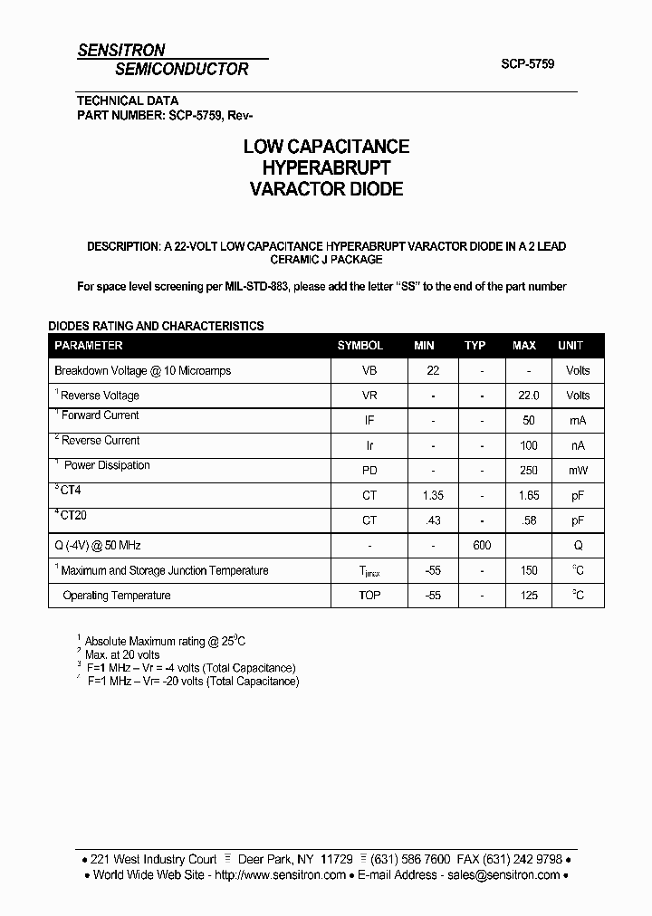 SCP-5759_1091369.PDF Datasheet
