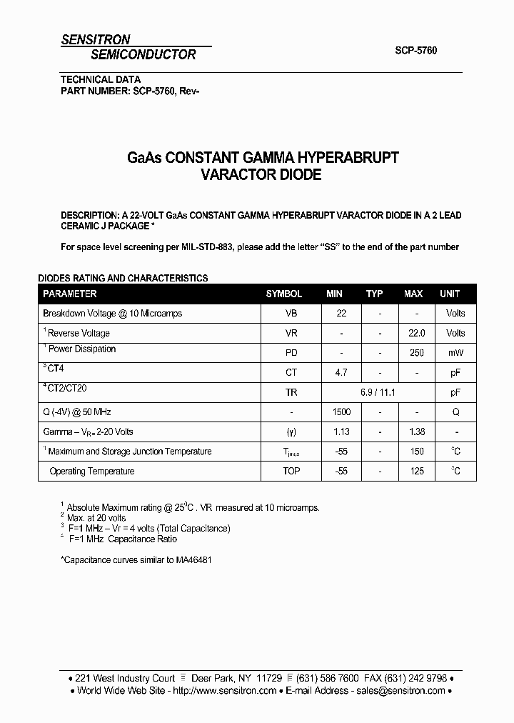 SCP-5760_1091348.PDF Datasheet