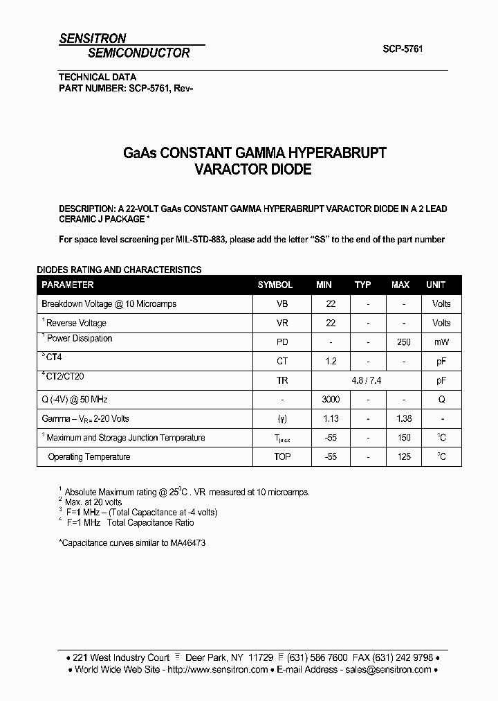 SCP-5761_1091349.PDF Datasheet