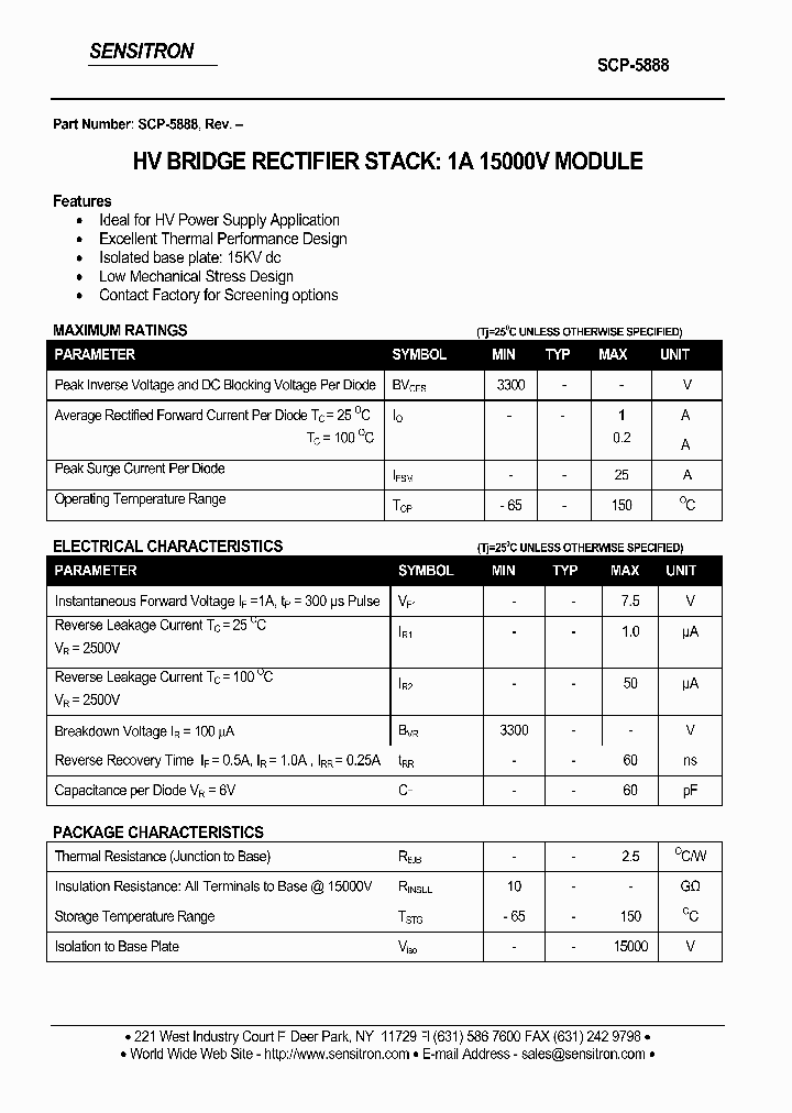 SCP-5888_1305971.PDF Datasheet