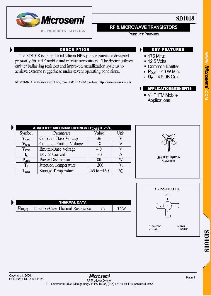 SD1018_1306010.PDF Datasheet