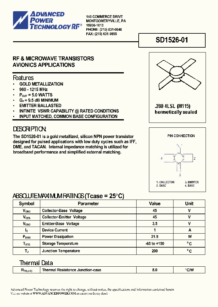 SD1526-01_1092620.PDF Datasheet