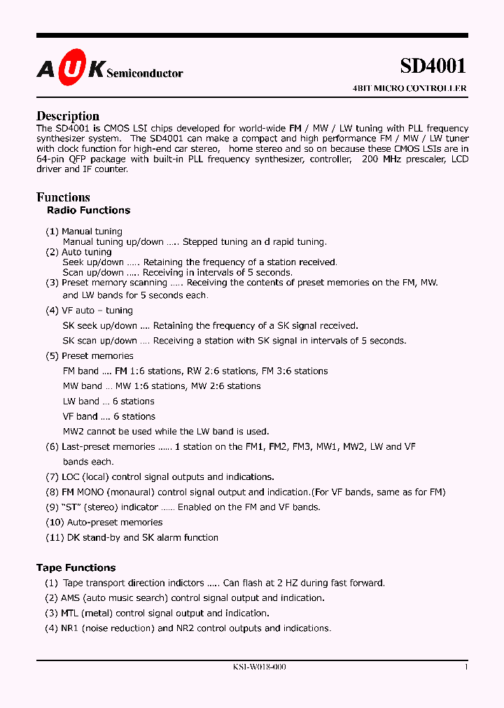 SD4001_1040400.PDF Datasheet