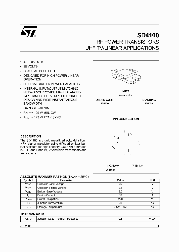 SD4100_1306284.PDF Datasheet