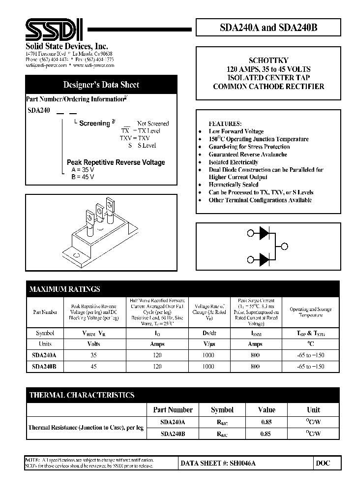 SDA240B_1306394.PDF Datasheet