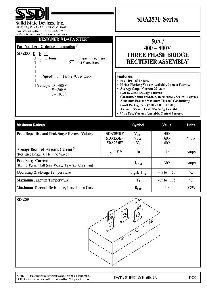 SDA253FF_1306398.PDF Datasheet