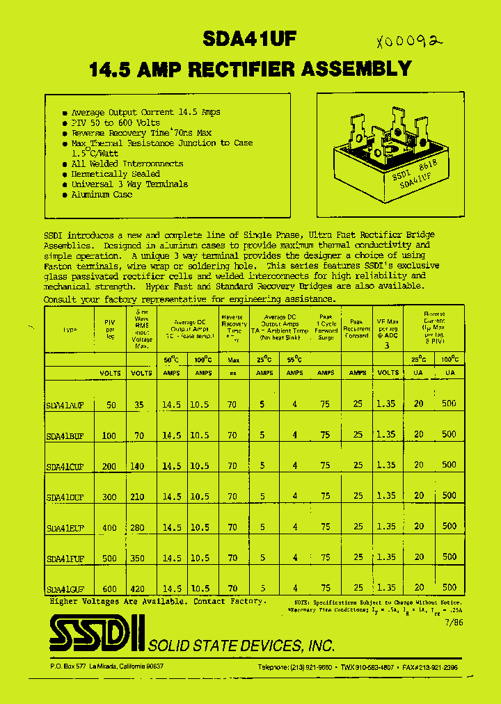 SDA41UF_1306437.PDF Datasheet