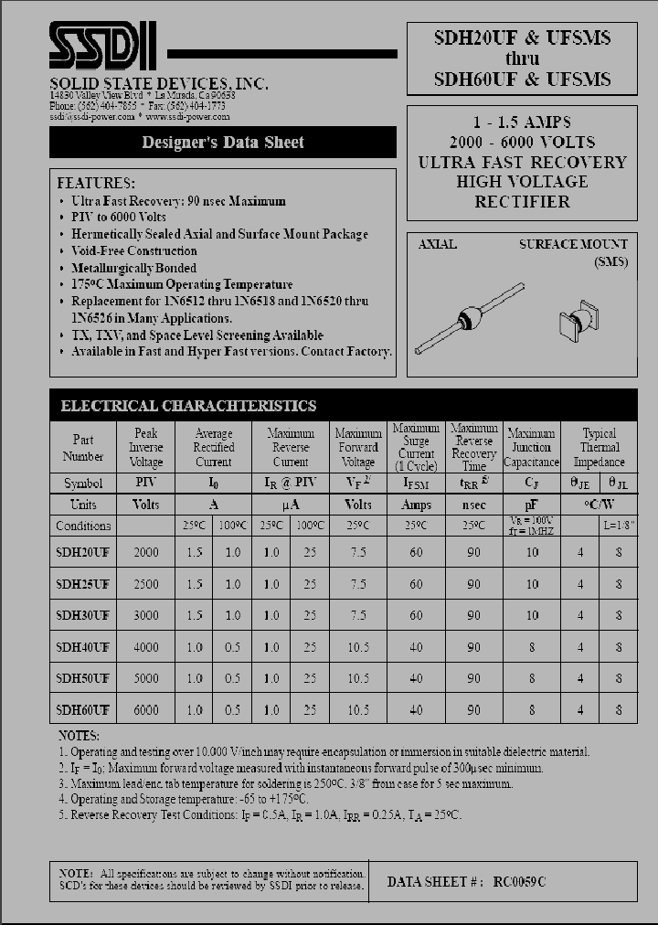 SDH60UFSMS_1306541.PDF Datasheet