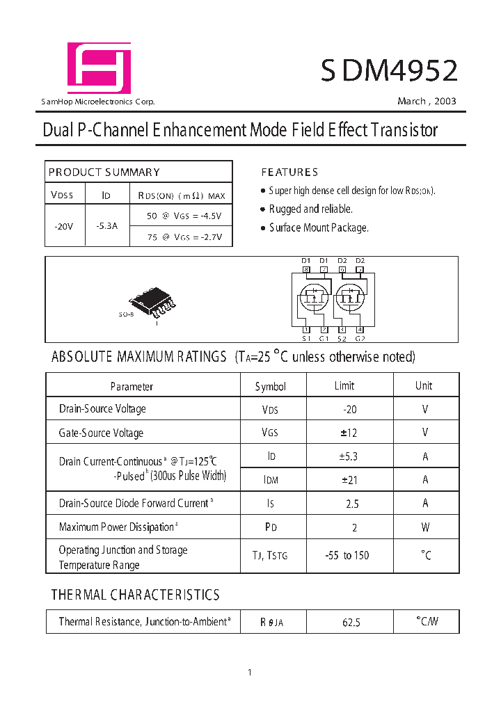 SDM4952_1306576.PDF Datasheet