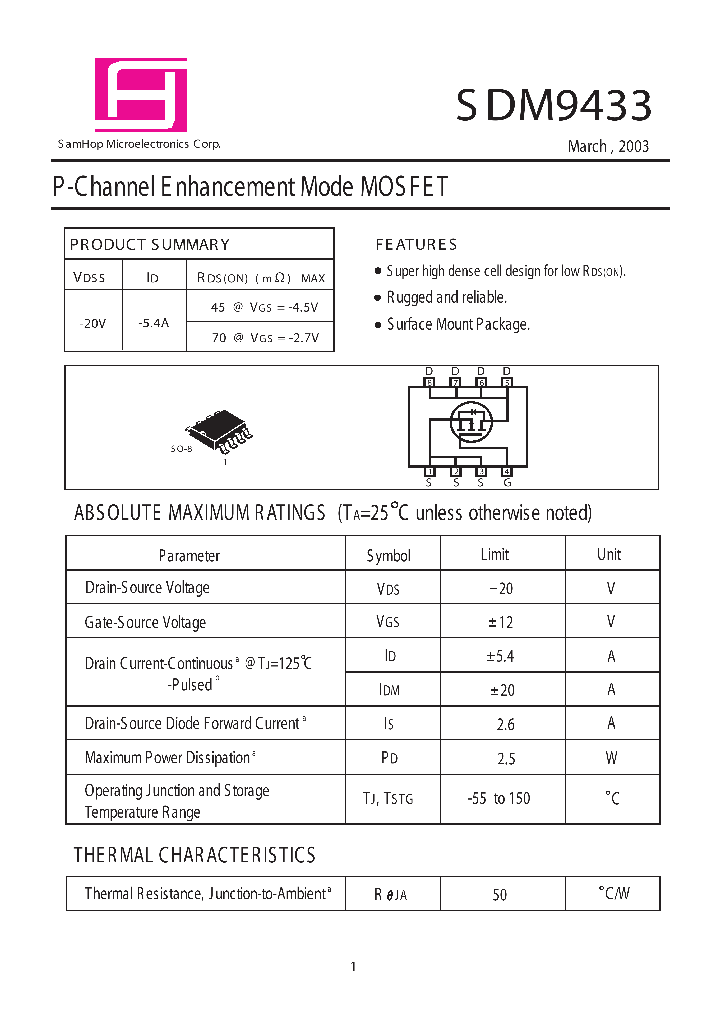 SDM9433_1306581.PDF Datasheet