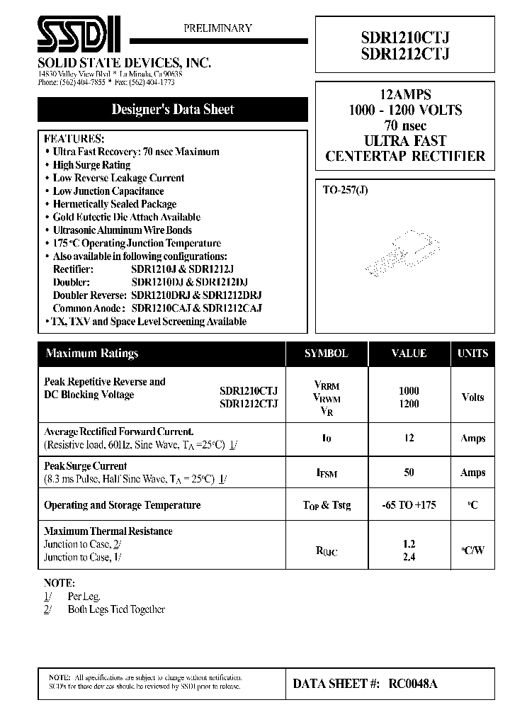 SDR1212CTJ_1306623.PDF Datasheet