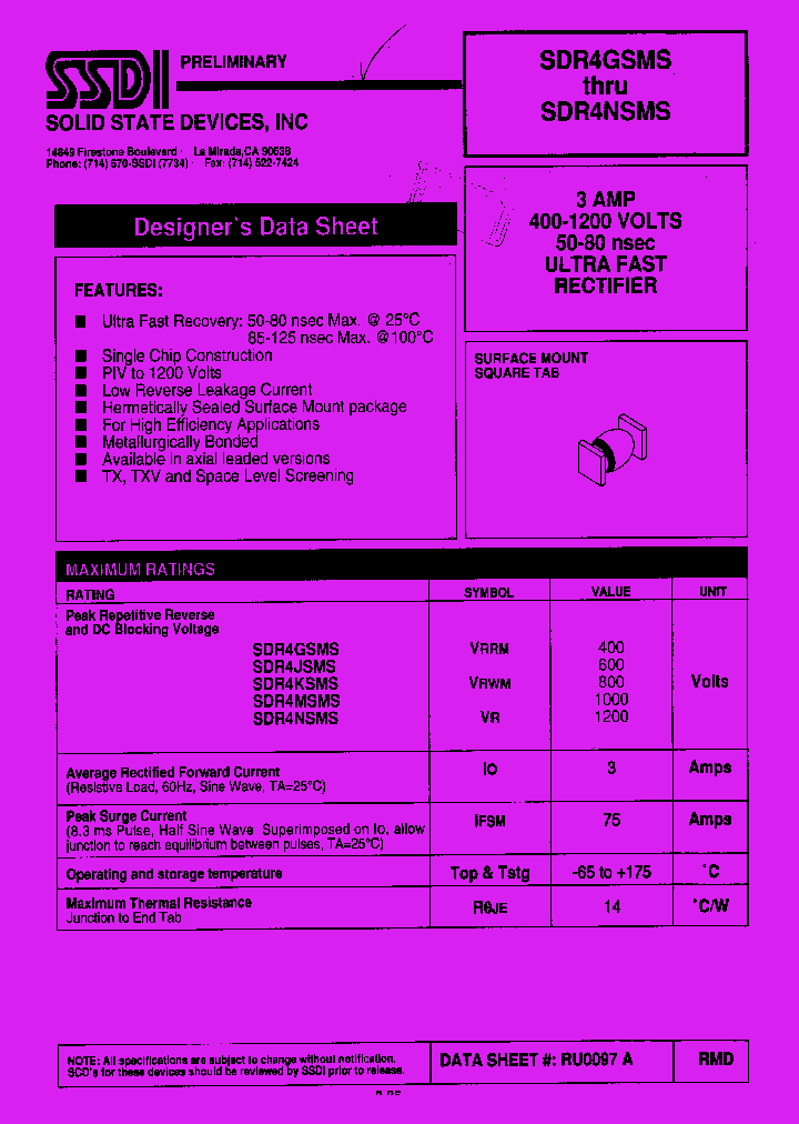 SDR4NSMS_1306655.PDF Datasheet
