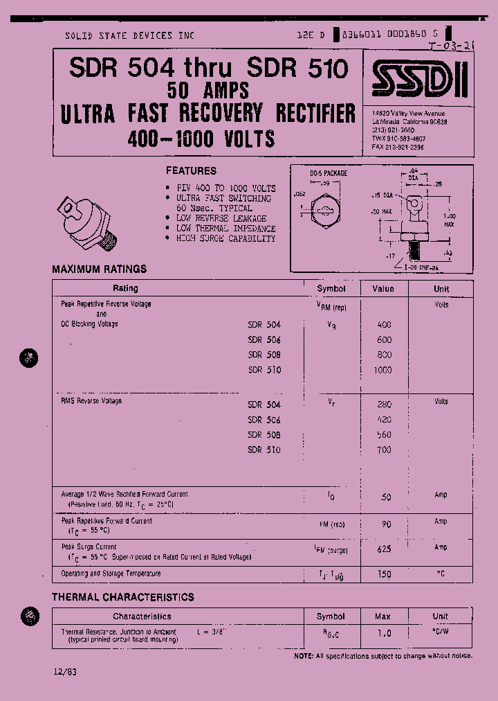 SDR504_1306656.PDF Datasheet