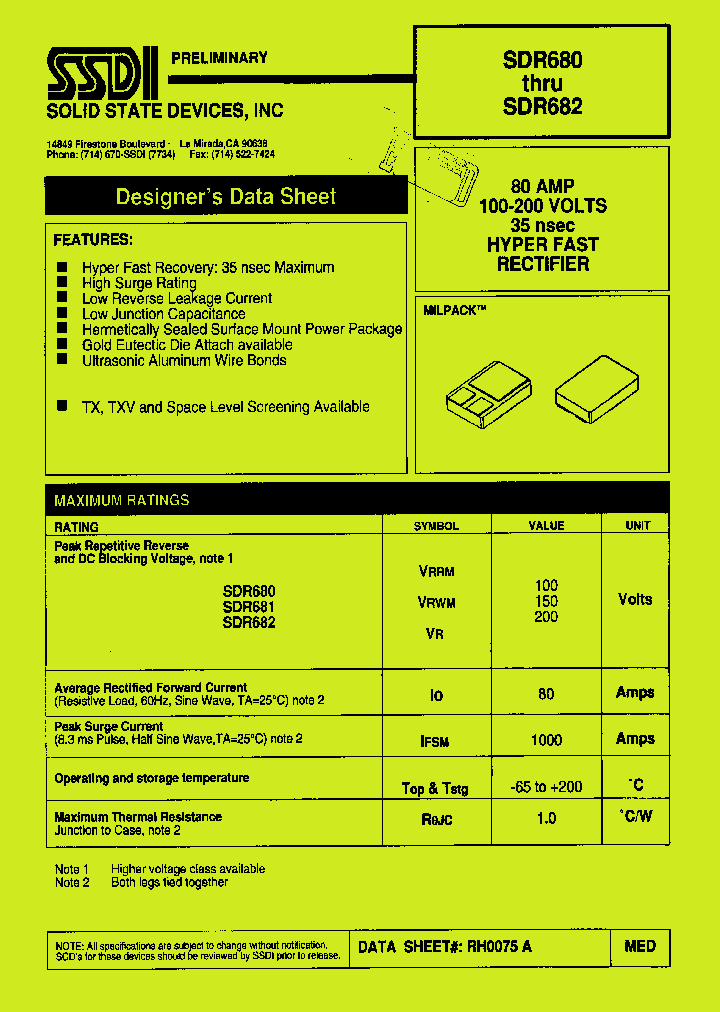SDR680_1306689.PDF Datasheet