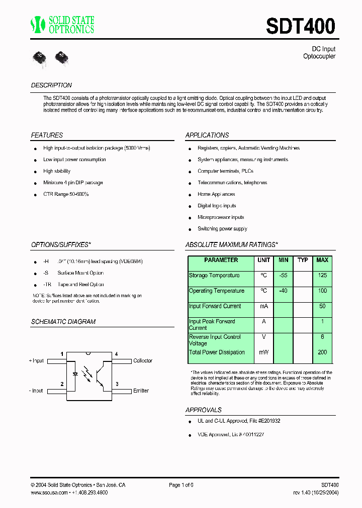 SDT400_1306777.PDF Datasheet