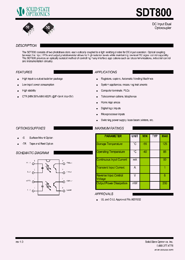 SDT800_1306782.PDF Datasheet