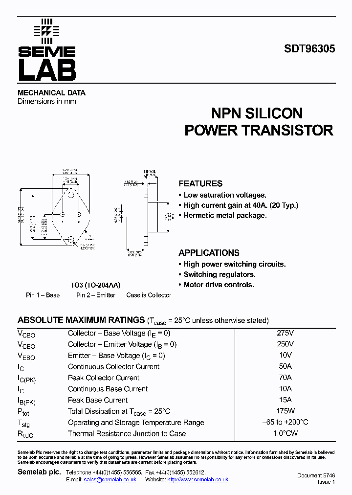 SDT96305_1025372.PDF Datasheet