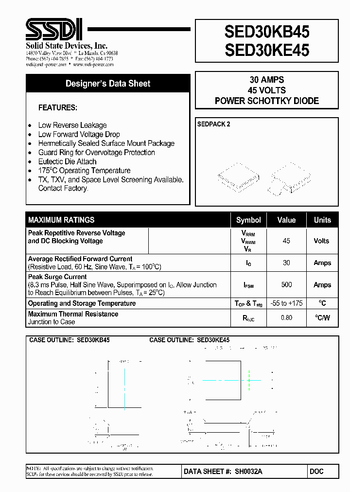 SED30KE45_1306884.PDF Datasheet