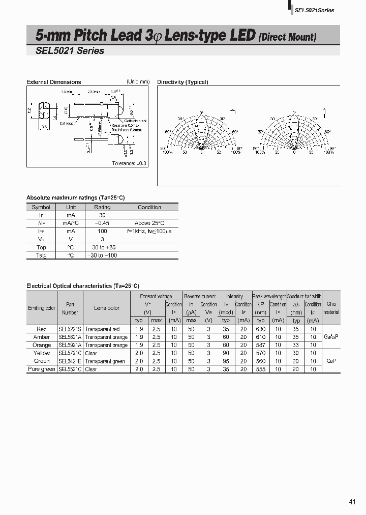 SEL5021_1111079.PDF Datasheet