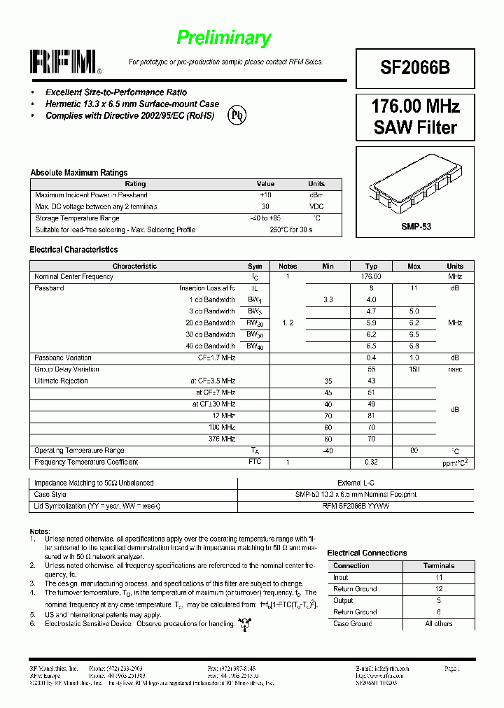 SF2066B_1307253.PDF Datasheet