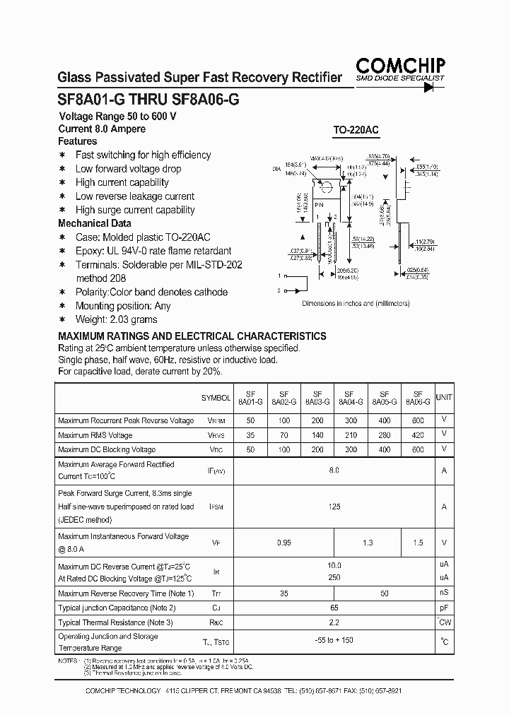 SF8A06-G_1307380.PDF Datasheet