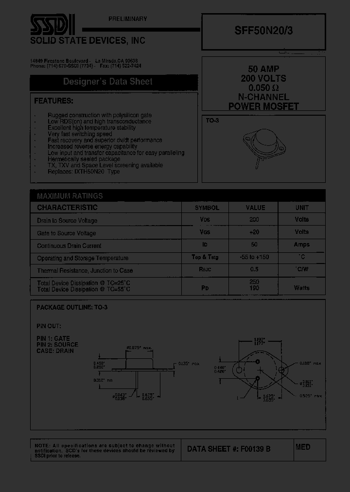 SFF50N203_1307506.PDF Datasheet