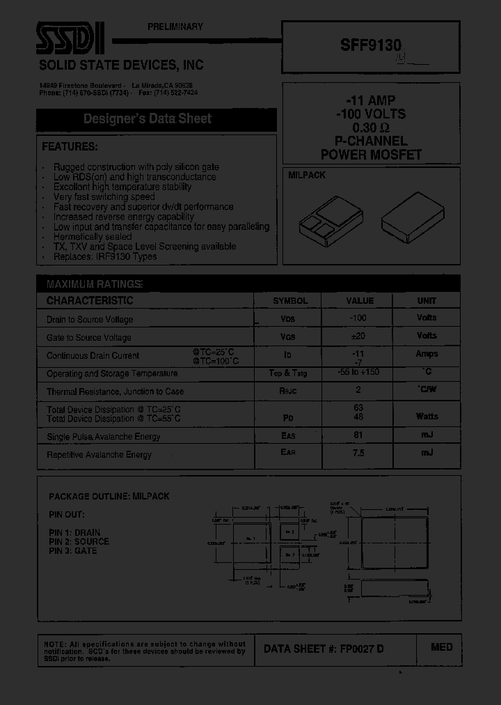 SFF9130_1307528.PDF Datasheet