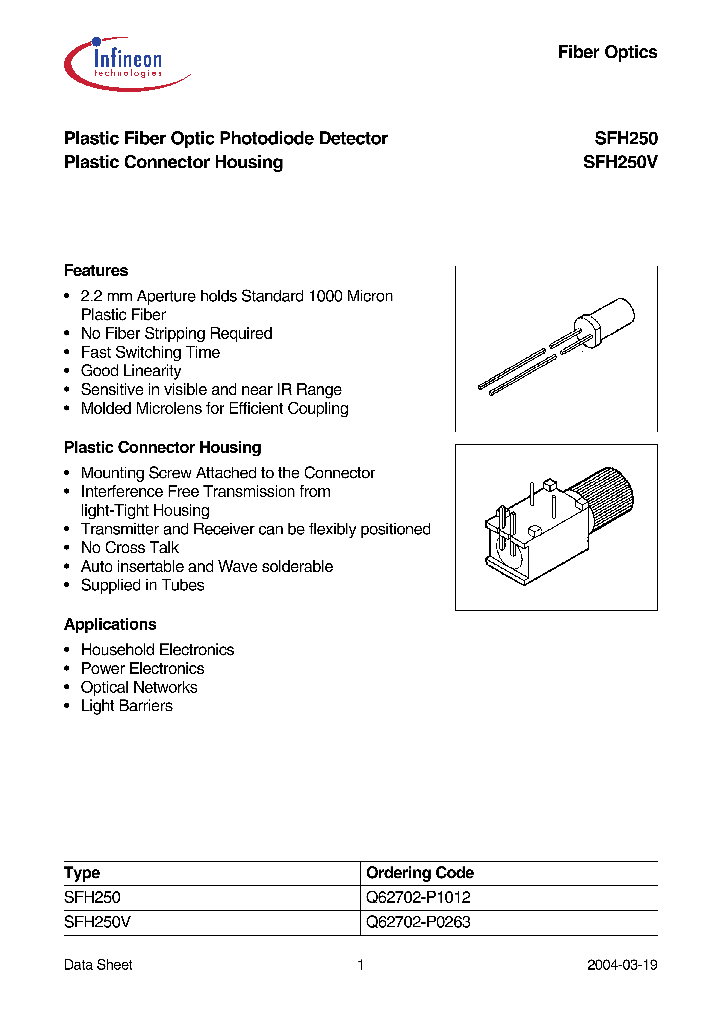 SFH250V_1307577.PDF Datasheet