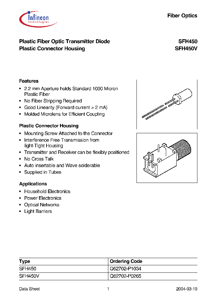 SFH450V_1307610.PDF Datasheet
