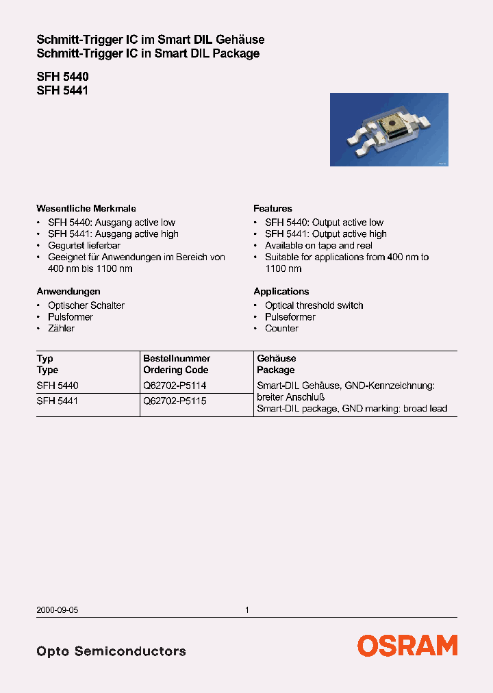 SFH5441_1307638.PDF Datasheet