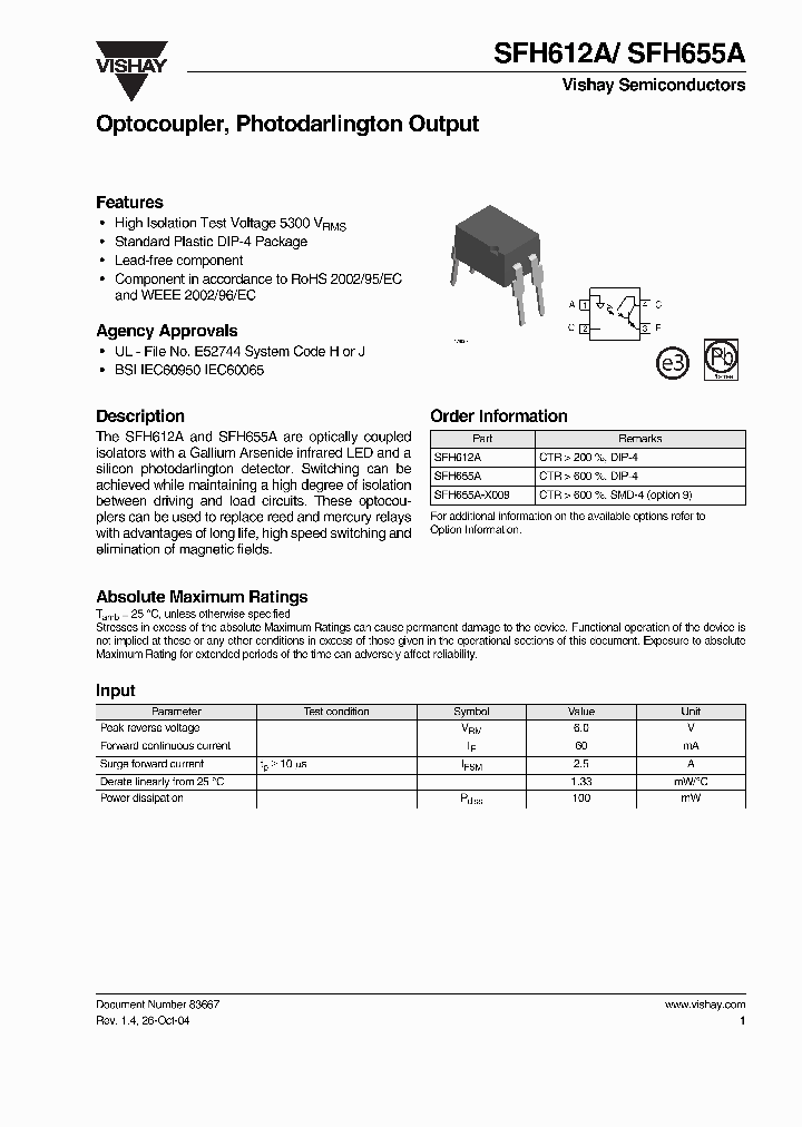 SFH612A_1307651.PDF Datasheet