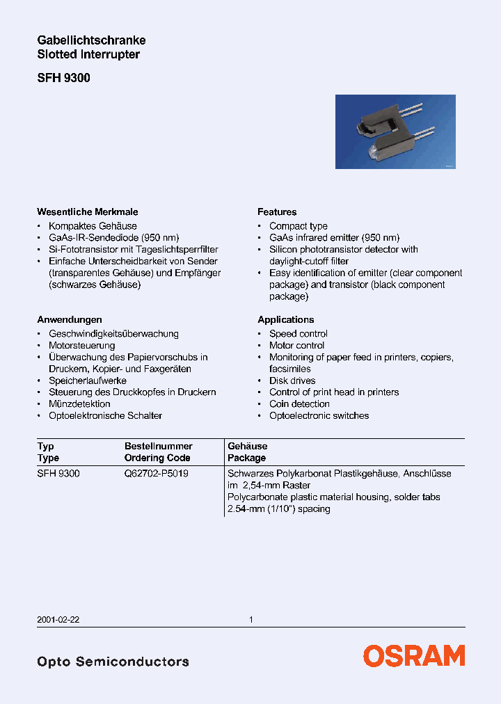 SFH9300_1307700.PDF Datasheet