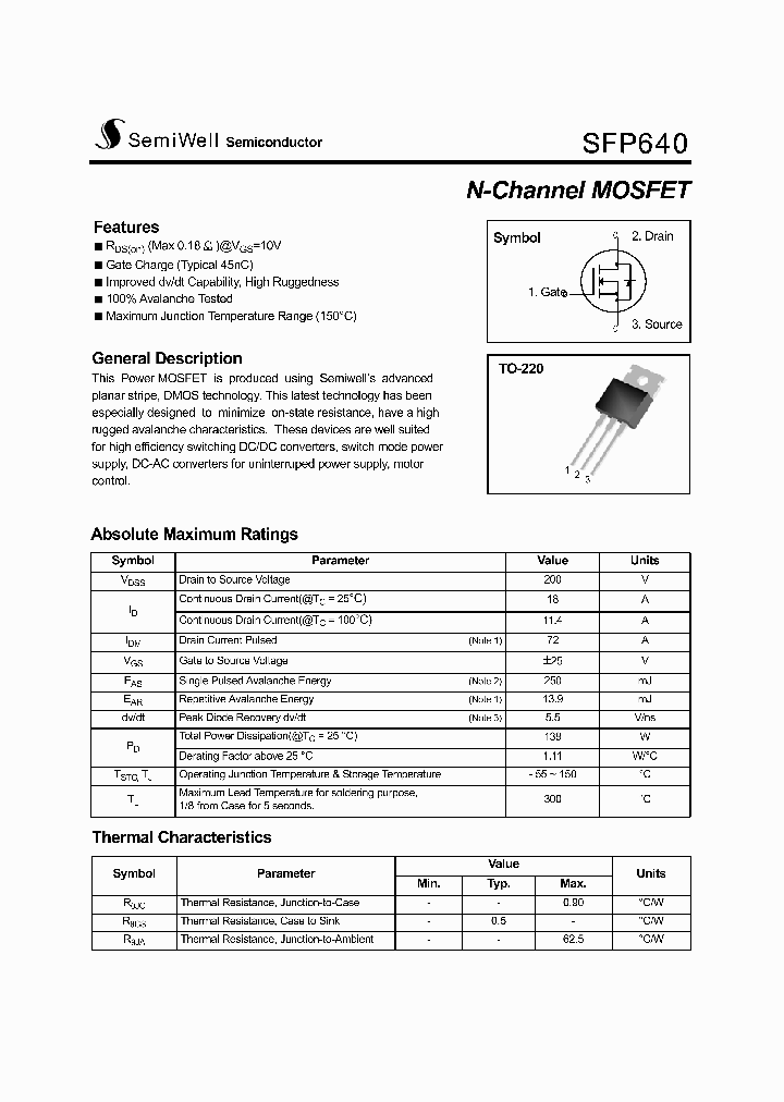 SFP640_1307728.PDF Datasheet