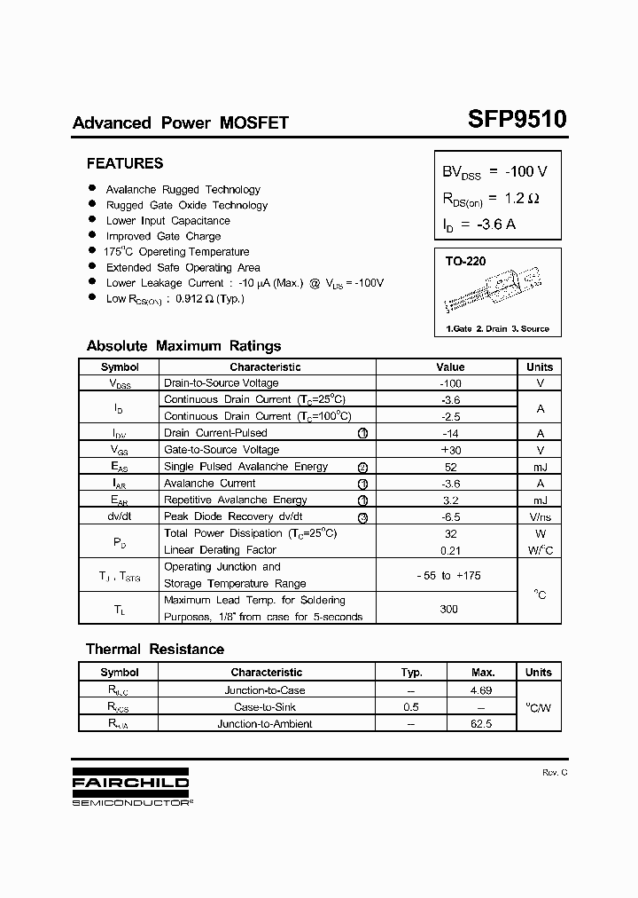 SFP9510_1307735.PDF Datasheet