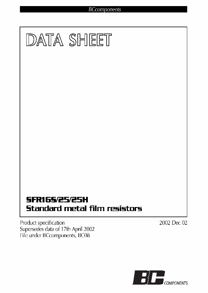 SFR165_1101818.PDF Datasheet
