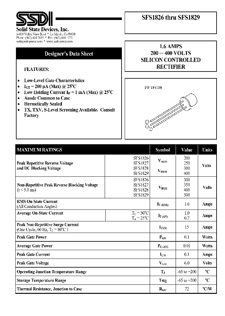 SFS1829_1307792.PDF Datasheet